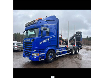 Truck Scania R580 Timber truck: picture 1