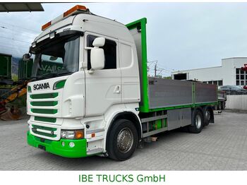 Curtainsider truck Scania R620 V8, 6x2, E5, Retarder, OHNE Kran: picture 1