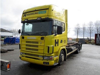 Container transporter/ Swap body truck Scania R 114 LB 380: picture 1