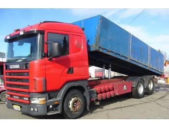 Dropside/ Flatbed truck Scania R 124: picture 1
