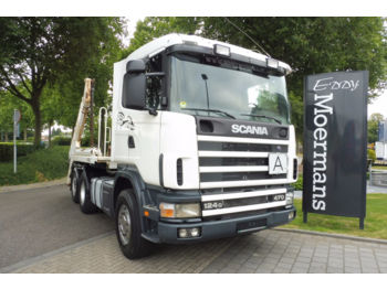 Skip loader truck Scania R 124G 470 6x2*4: picture 1