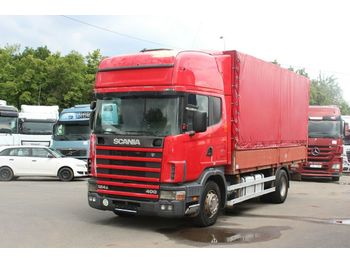 Curtainsider truck Scania R 124  400: picture 1