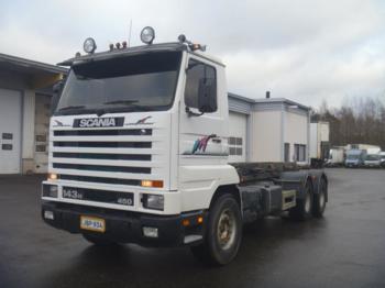 Container transporter/ Swap body truck Scania R 143 HL 6X4: picture 1