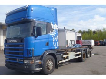 Container transporter/ Swap body truck Scania R 164 GB 6X2 NB 580: picture 1