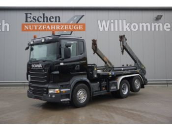 Skip loader truck Scania R 400 6x2, Meiller AK16 Tele., Nachl. Lift. Lenk: picture 1