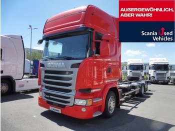 Container transporter/ Swap body truck Scania R 410 LB6X2MLB: picture 1