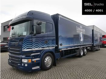 Beverage truck Scania R 410 / Retarder / Lenk-Lift / KOMPLETT+Trailer: picture 1