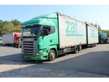 Curtainsider truck Scania R 420 LB6X2 + SCHWARZMÜLLER: picture 1