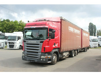 Curtainsider truck Scania R 420 LB6X2 + SCHWARZMULLER 2007: picture 1