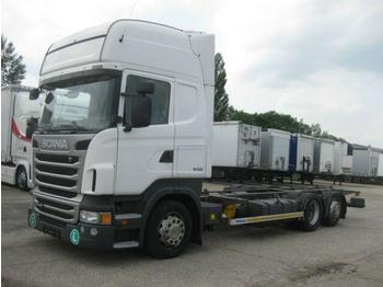Container transporter/ Swap body truck Scania R 440 Jumbo BDF EEV: picture 1