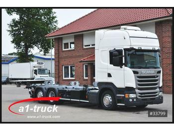 Container transporter/ Swap body truck Scania R 450  LBW, Multi, Steering Axle Lenkachse: picture 1
