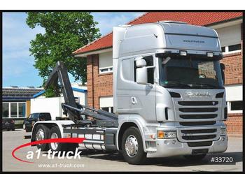 Hook lift truck Scania R 480LB 6X2, Meiller, Retarder, Xenon,: picture 1