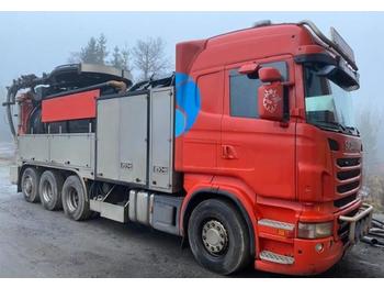 Tank truck Scania R 480 CB 8x4*4 vacuum cleaner truck: picture 1