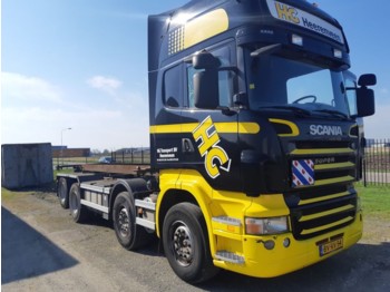 Container transporter/ Swap body truck Scania R 480 Topline 8X2: picture 1