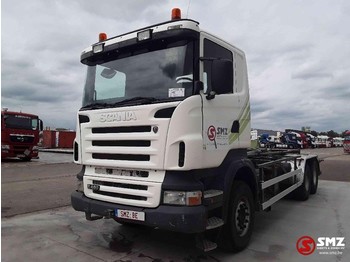 Container transporter/ Swap body truck Scania R 480 big axles/steel/opticruise: picture 1