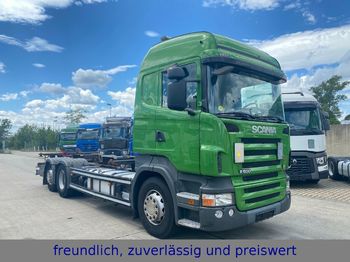 Container transporter/ Swap body truck Scania * R 500 * RETARDER * OPTICRUSE * 2 X ALU TANK *: picture 1