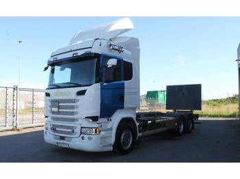 Container transporter/ Swap body truck Scania R 580 6x2 Euro 6: picture 1