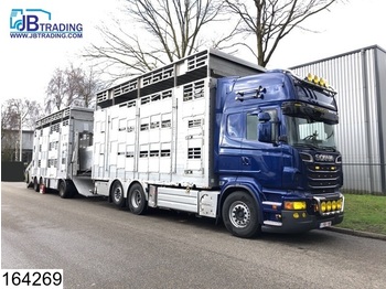 Livestock truck Scania R 620 6x2, EURO 5, Animal transport, 3 layers, Manual, Retarder, Airco, Standairco, Combi: picture 1