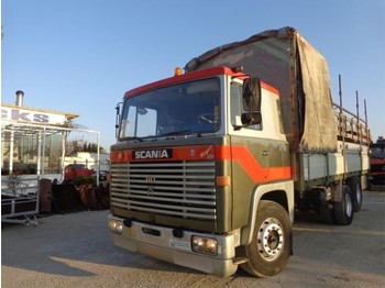Dropside/ Flatbed truck Scania SCANIA VABIS LBS 110 SUPER (6X2): picture 1