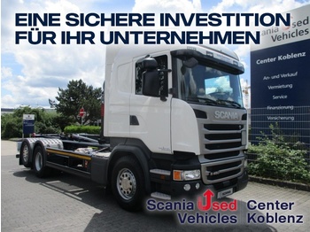 Hook lift truck Scania Scania R450 - 6X2 MNB - neuer HIAB Abrollkipper -: picture 1