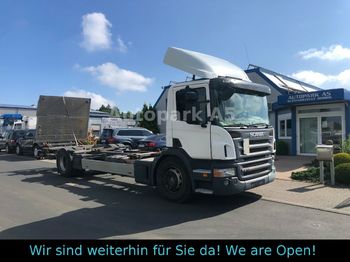 Box truck Scania  Wechselfahrgestell P270 4x2 Klima LBW: picture 1