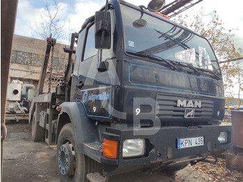 MAN 18.255 - skip loader truck