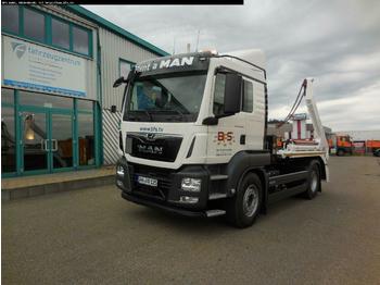 Skip loader truck MAN TGS 18.500 4x2 BL Meiller AK 12 MT