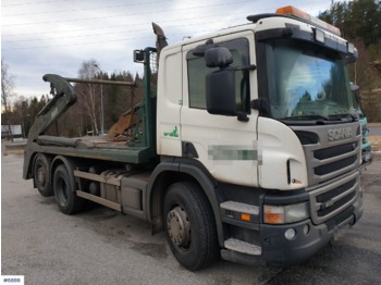 Skip loader truck Scania P400