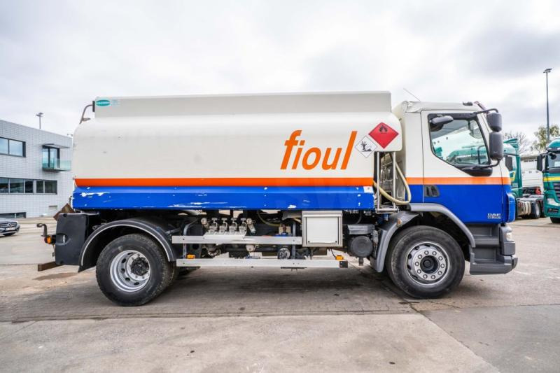 Tank truck DAF LF55 280+ ALU 13000L/4 COMP.