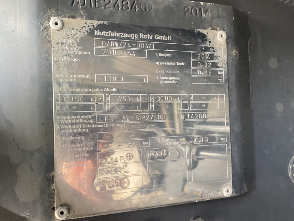 Tank truck Mercedes-Benz 1843 Antos A3