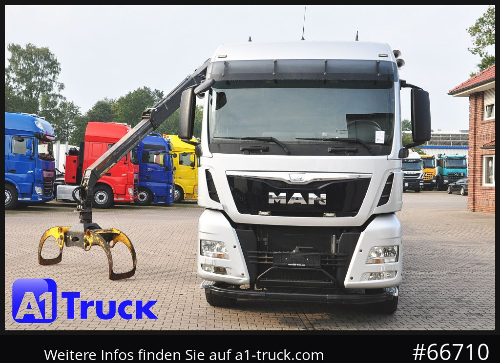 Timber truck MAN TGX 26.480, Holz Kesla 2109, 6x4,