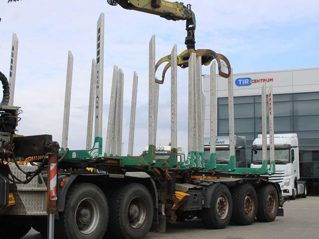 Timber truck Mercedes-Benz Arocs 3351, 6x6, LOGLIFT ET450