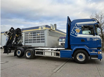 Timber truck Scania 6x2 Kurzholz LOGLIFT 125 ZT 93