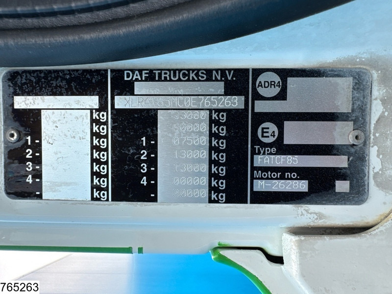 Tipper DAF 85 CF 460 6x4, Manual, Leaf suspension, Retarder