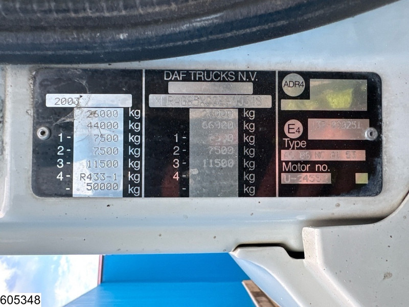 Tipper DAF CF 380 6x2, Manual, Tipper, Spreader