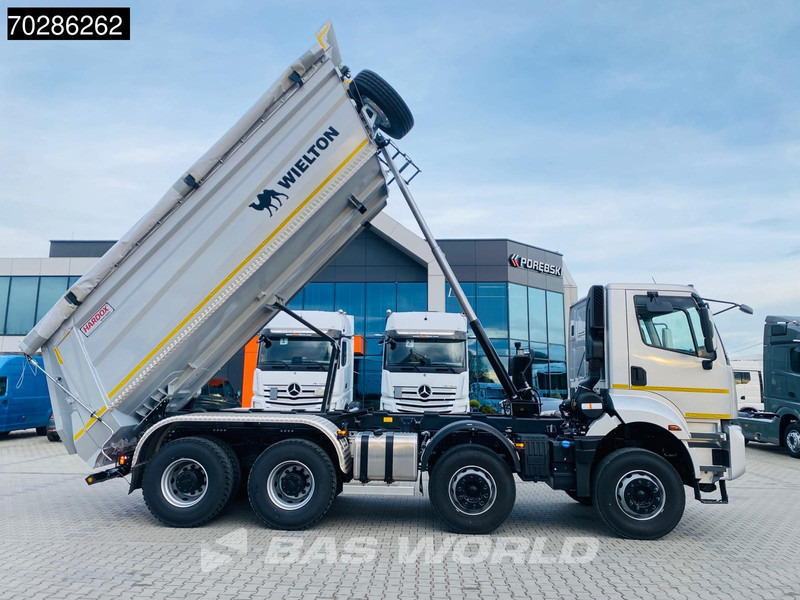 Tipper Ford F-Line 4145 8X4 NEW! 18m3 Wielton Tipper Steelsuspension Automatic Navi Euro 6