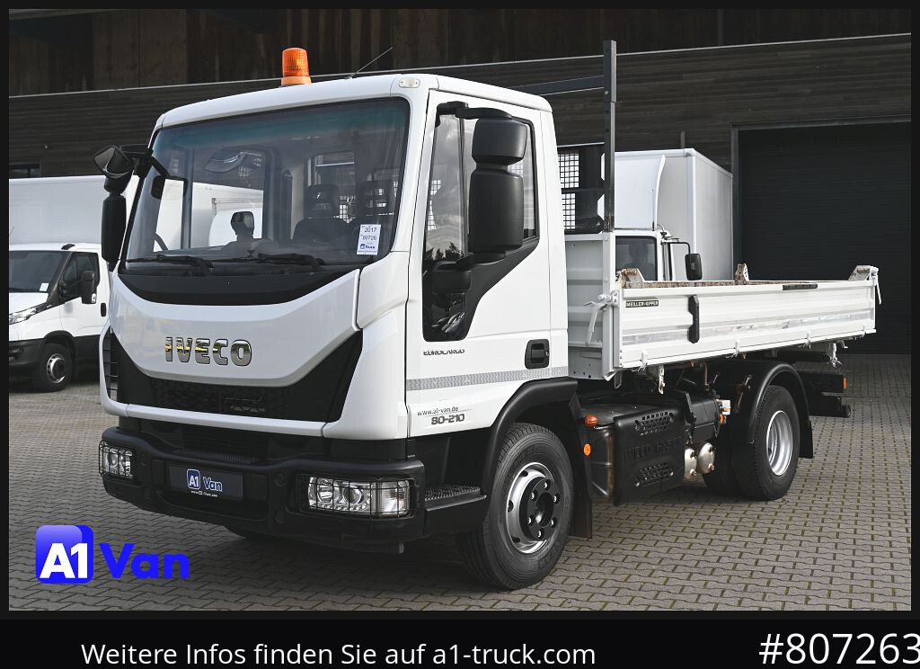 Tipper IVECO Eurocargo 80E21 Kipper, Meiller, Klima, 2x AHK