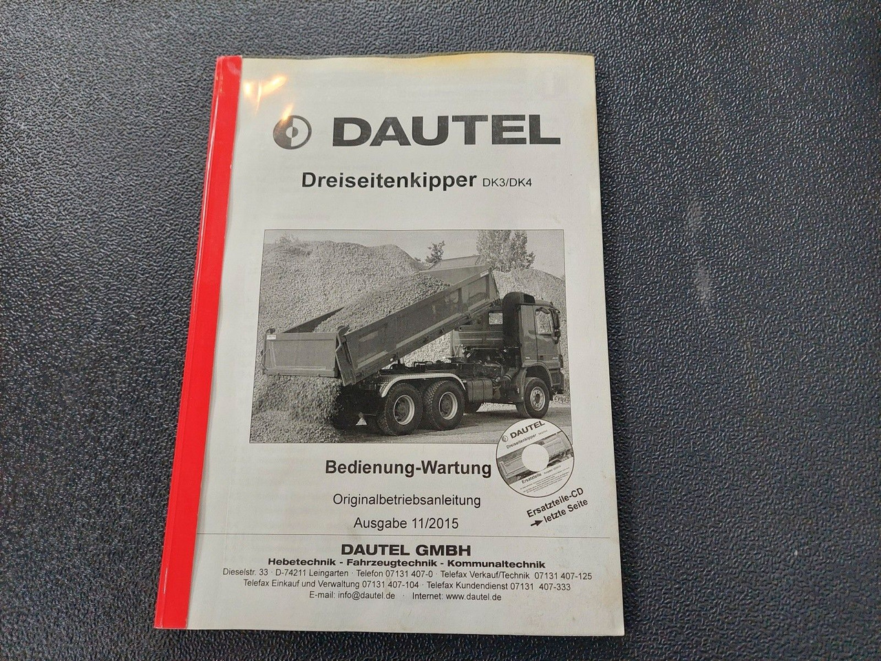 Tipper Iveco AD 260T45 BB Dautel Bordmatic 6x4