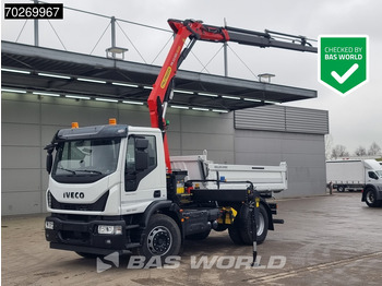 Tipper Iveco Eurocargo 180E320 4X2 Steelsuspension 3-Seiten Palfinger PK12.501 Euro 6