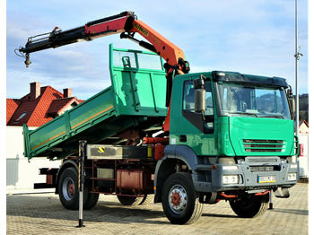 Tipper Iveco TRAKKER 350 Kipper 4,50m+Kran/FUNK*4x4*Topzustan