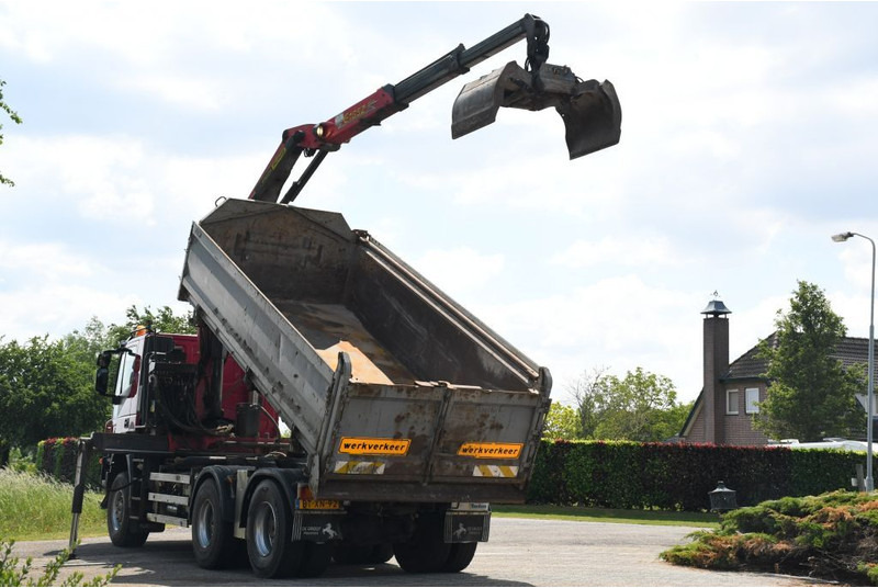 Tipper Iveco TRAKKER 450ps !!Z-KRAAN!!RADIO REMOTE!!3 SIDED TIPPER!!EURO5!! 10MM CHASSIS LIBIA!!