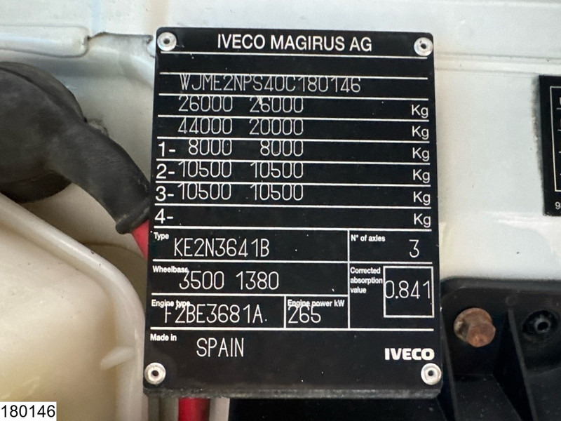 Tipper Iveco Trakker 360 6x4, EURO 4, Steel suspension, Manual