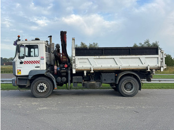 Tipper MAN 19.310 4x2 Kipper with HMF 1463K2 Crane