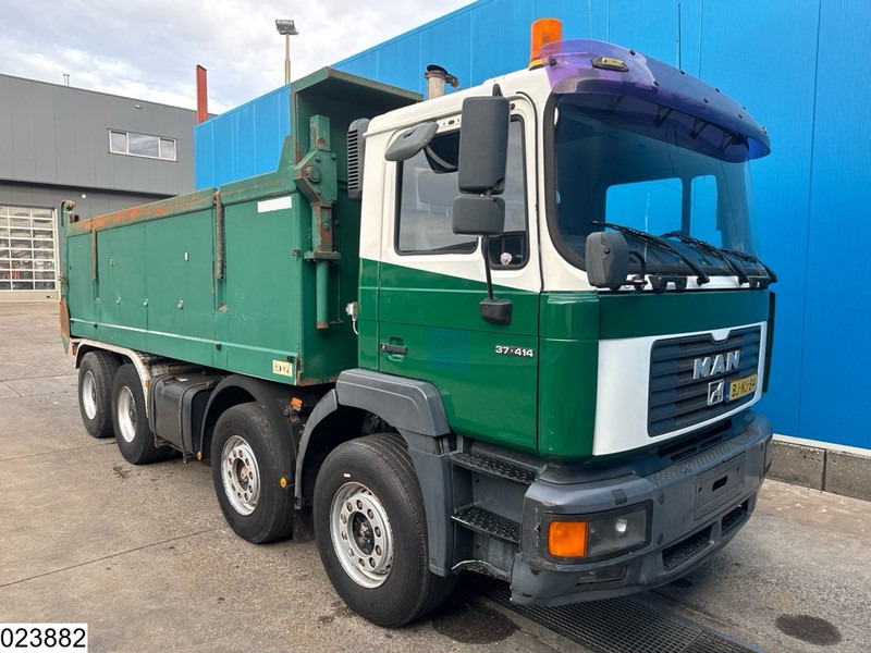 Tipper MAN 37 414 8x4, EURO 2, Manual, Leaf suspension