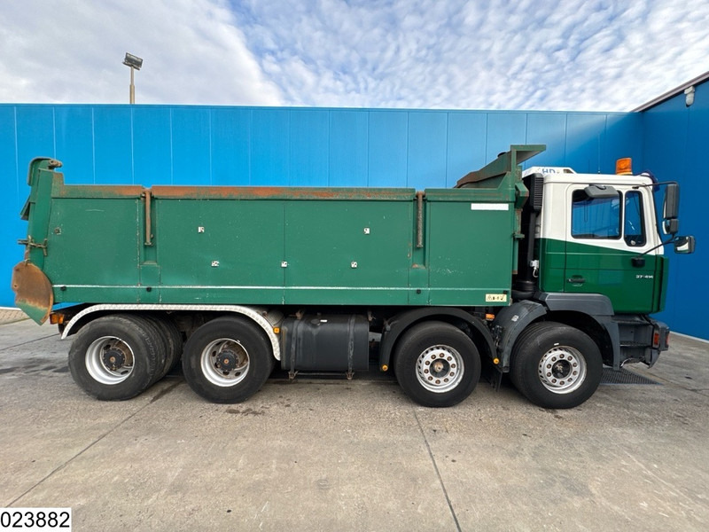Tipper MAN 37 414 8x4, EURO 2, Manual, Leaf suspension