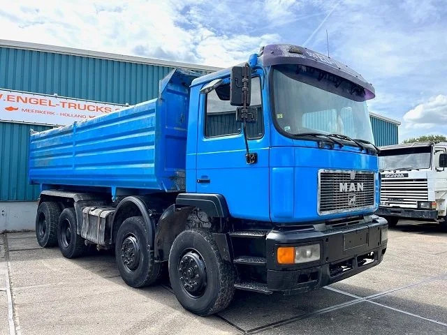 Tipper MAN 41.464 F2000 8X4 FULL STEEL KIPPER (EURO 2 / ZF16 MANUAL GEARBOX / ZF-INTARDER / FULL STEEL SUSPENSION / REDUCTION AXLES)