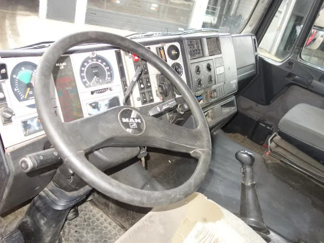 Tipper MAN FE 410 8x4 kipper,manual feulpomp,steel kipper