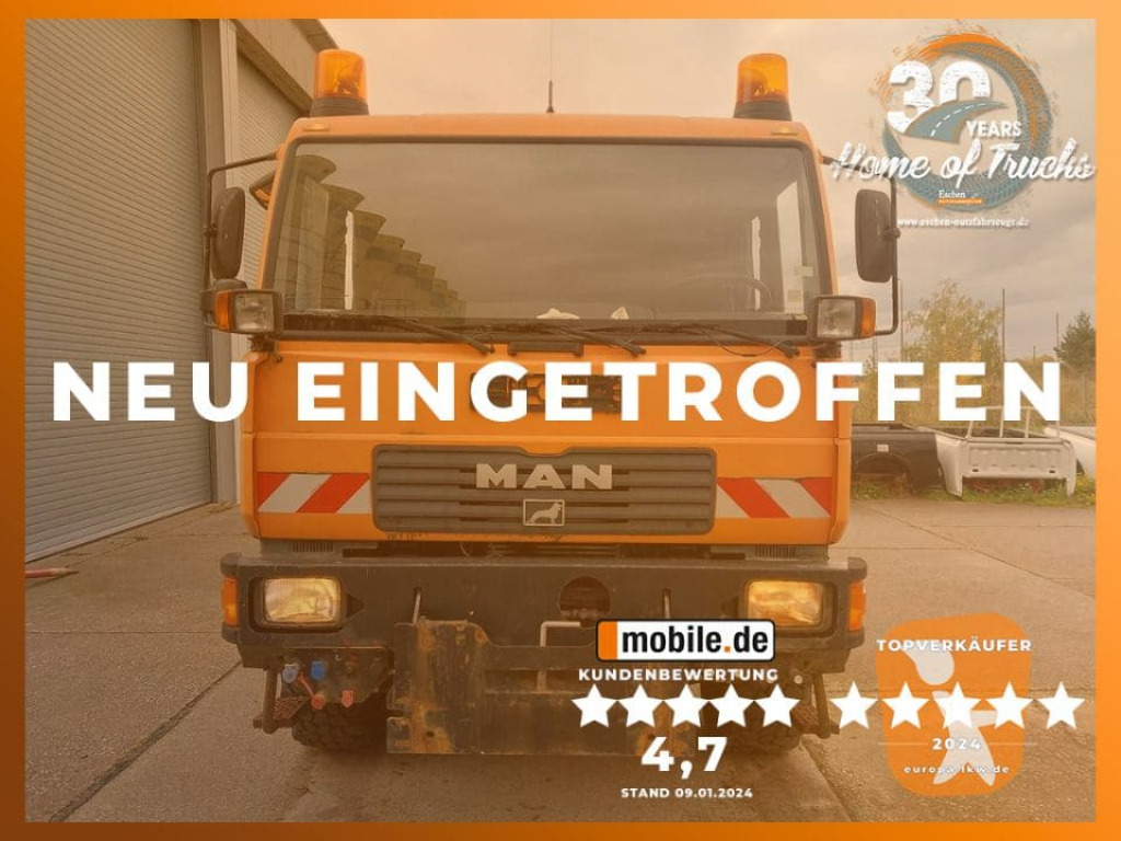 Tipper MAN LE 8.220 4x4 / Kran