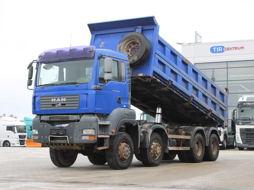 Tipper MAN TGA 41.480, 8X6, THREE-SIDED, EURO 3, RETARDER