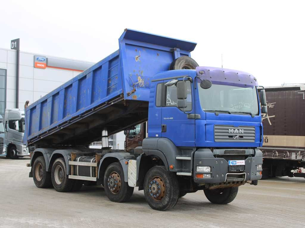Tipper MAN TGA 41.480, 8X6, THREE-SIDED, EURO 3, RETARDER